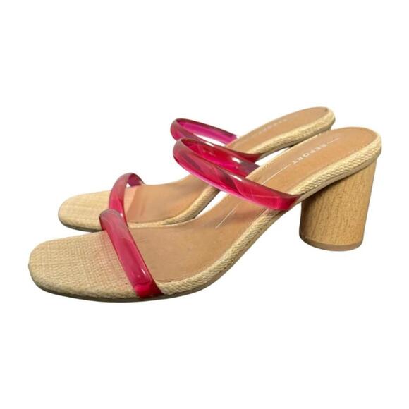 Report Pink Jelly Heels Woman - Size 7 - Picture 1 of 6
